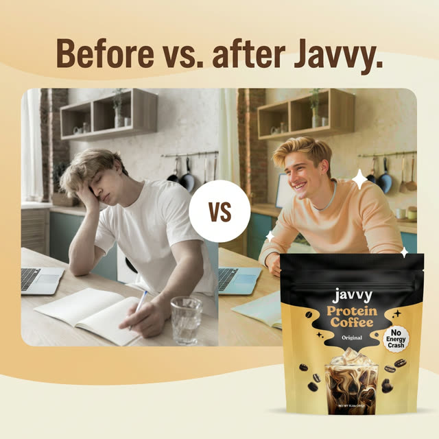 Before and after Javvy transformation