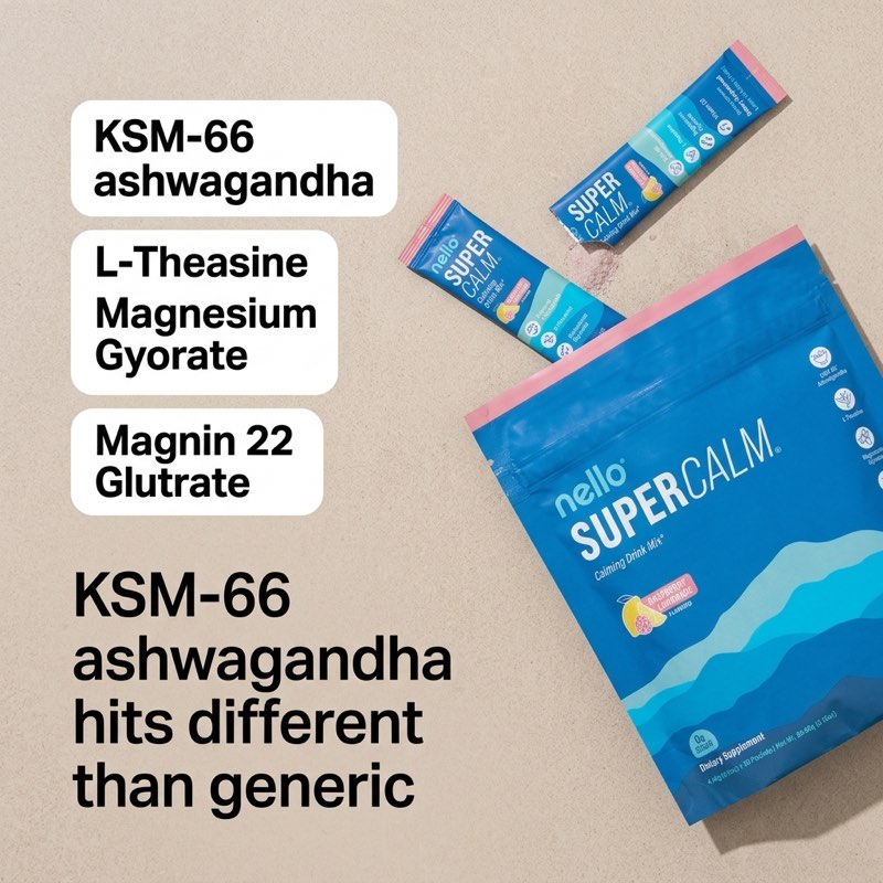 KSM-66 ashwagandha hits different than generic