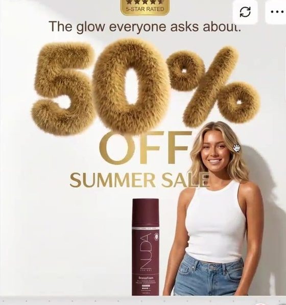 50% off summer sale