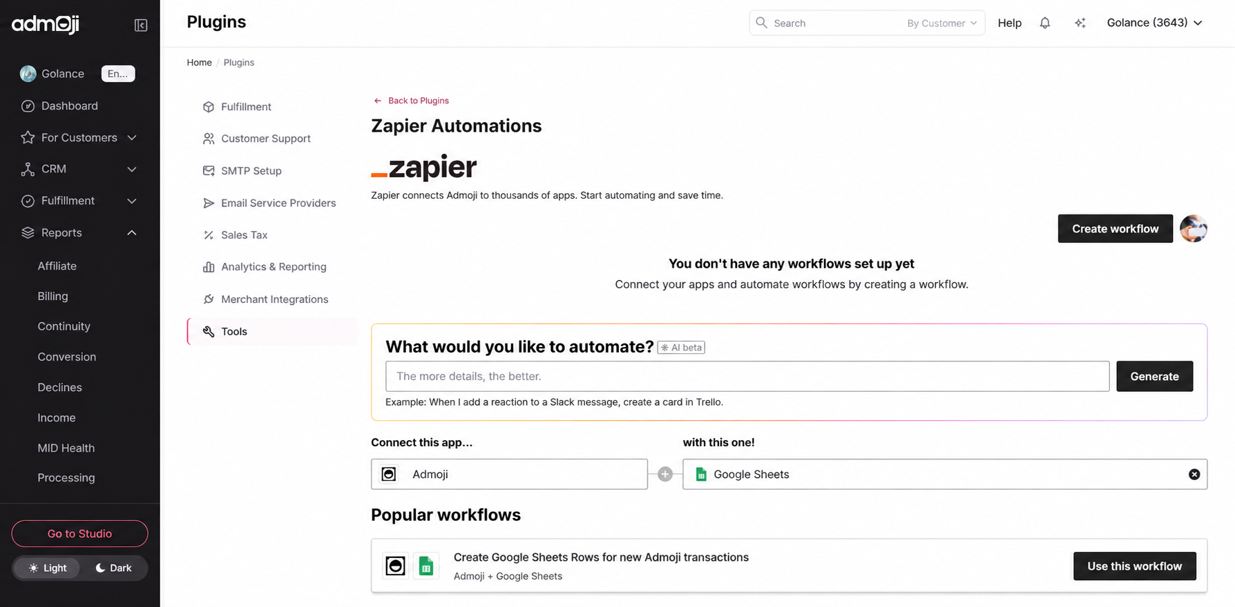 Bring your existing stack together.